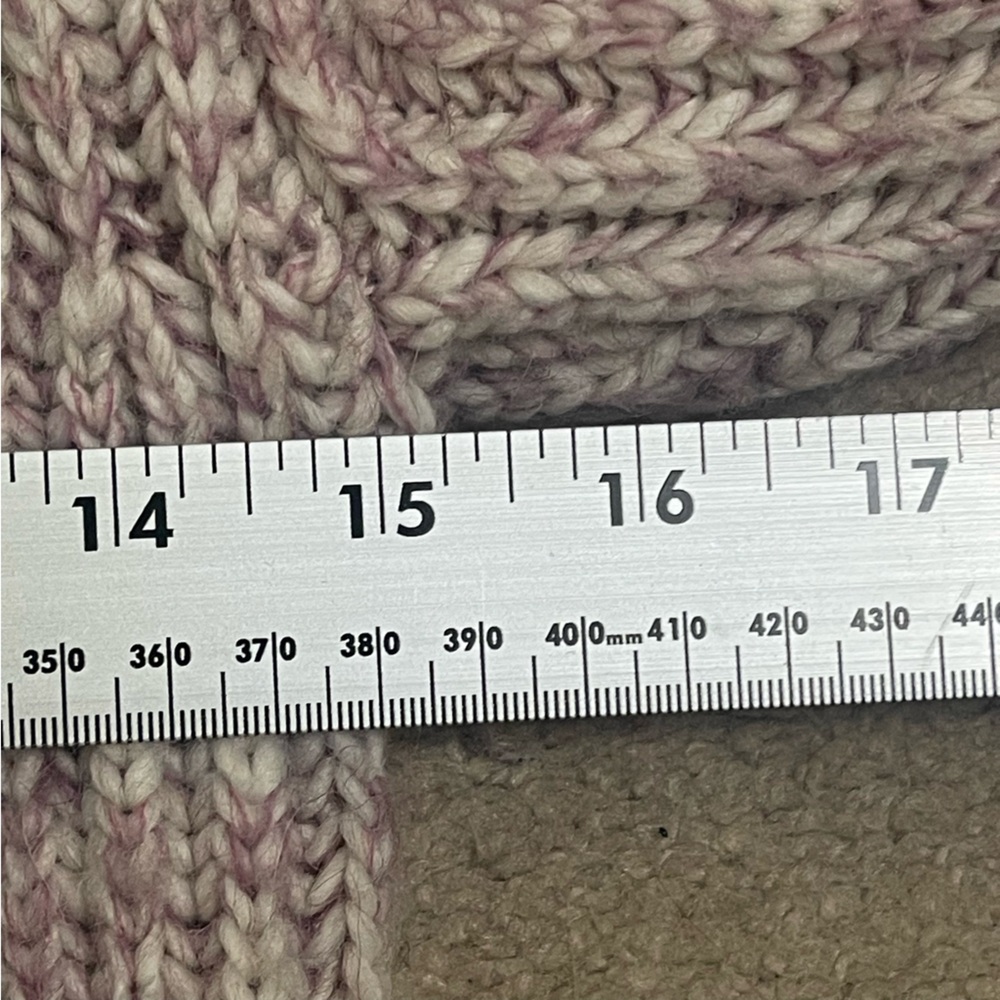 American Eagle Outfitters Purple Heavy Knit Zippered Cardigan - Picture 6 of 11